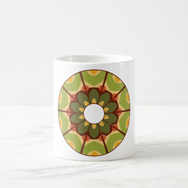 Green Floral Art Tasse (Von Creator hochgeladen)