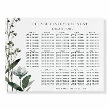 Green Floral Botanical Wedding