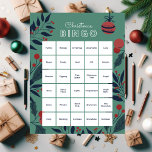 Green Floral Christmas Bingo Jigsaw Puzzle<br><div class="desc">Green Floral Weihnachten Bingo Jigsaw Puzzle. Weihnachts-Bingo-Jigsaw-Puzzle ist das perfekte Geschenk für jeden Anlass speziell zu Weihnachten für Kinder. So viele Menschen mögen Weihnachten Bingo. Sie können es für jeden auswählen.</div>