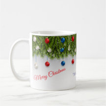 Green Floral Christmas Wreat Elegant Holiday