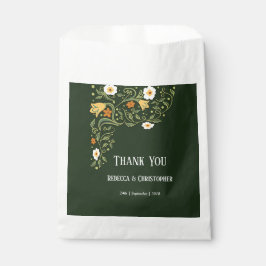 Green Floral Wedding Guest Geschenktütchen