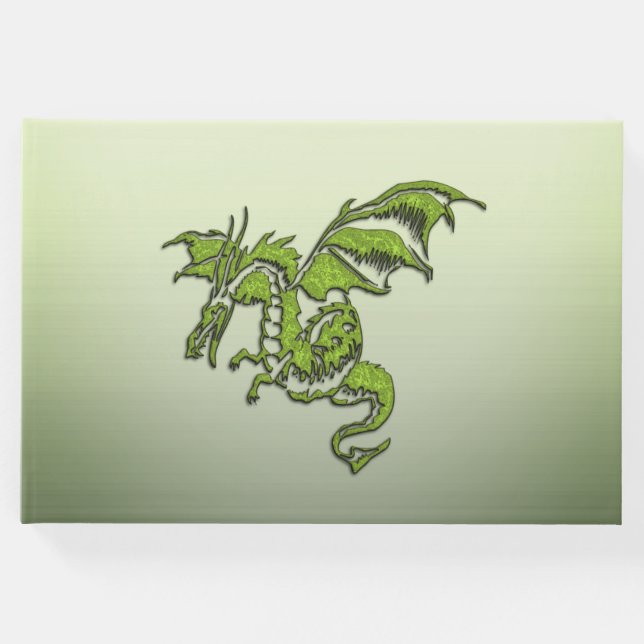 Green Flying Dragon Gästebuch (Vorderseite)