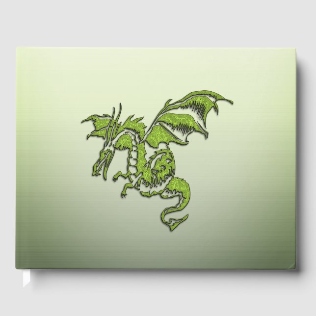 Green Flying Dragon Gästebuch (Vorderseite)
