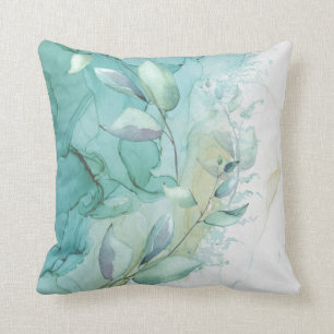 Green Folies im Meer und Aquamarine Mystique-Table Kissen