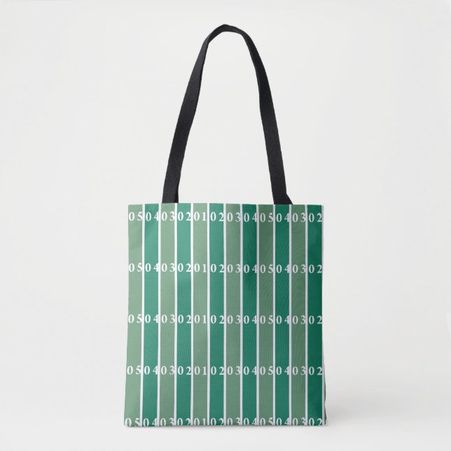 Green Football Field Todd Bag Tasche (Vorderseite)