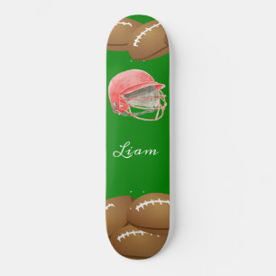 Green Football Sports Skateboard