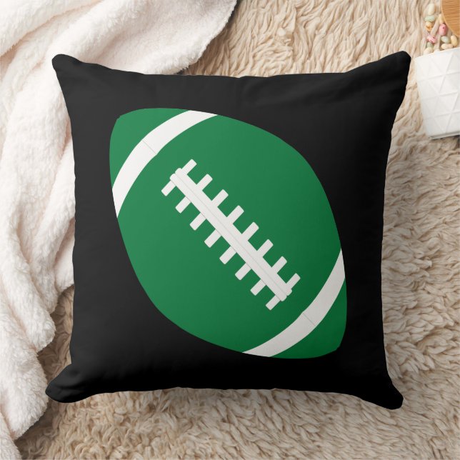 Green Football Team Player Boys Sportzimmer Kissen (Decke)