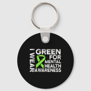 Green for Mental Health Awareness 1 Schlüsselanhänger