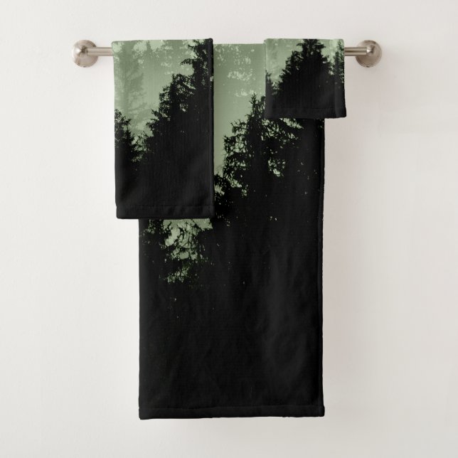 Green Forest Dream #1 #decor #art Badhandtuch Set (Insitu)