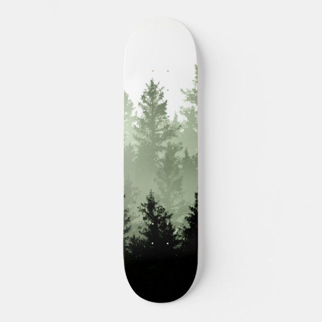 Green Forest Dream #1 #decor #art Skateboard (Vorderseite)
