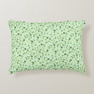 Green Four Leaf Clovers St Patricks Day Dekokissen