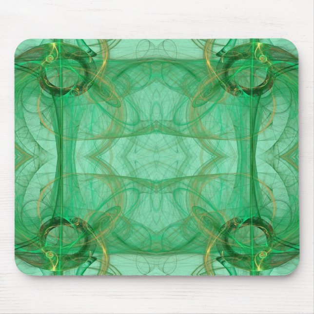 Green Fraktal Mousepad (Vorne)