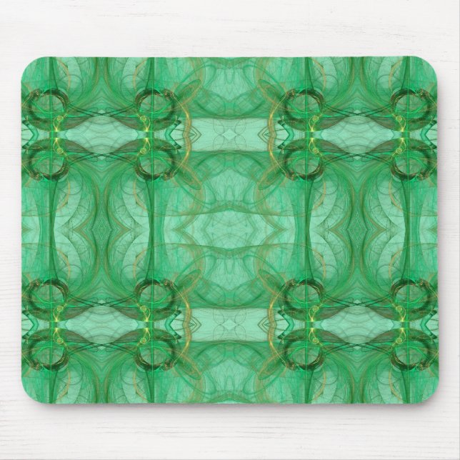 Green Fraktal Mousepad (Vorne)