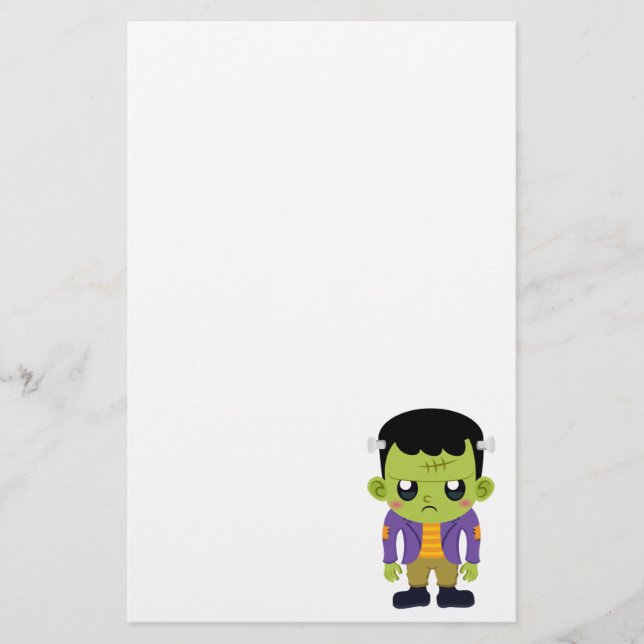 Green Frankenstein Monster Halloween (Vorderseite)