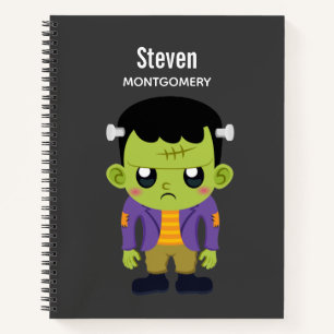 Green Frankenstein Monster Halloween Notizbuch