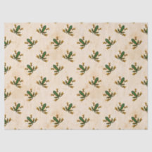 Green Frog Decoupage