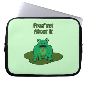 Green Frog - Frosch macht sich damit klar Laptopschutzhülle