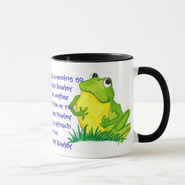 Green Frog Kinderzimmer Rhyme Tasse (Rechts)