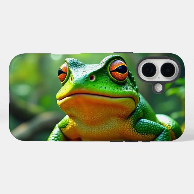 Green Frog Phone Case (Rückseite (Horizontal))