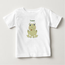 Green Frog Tee Shirt für Baby Girl