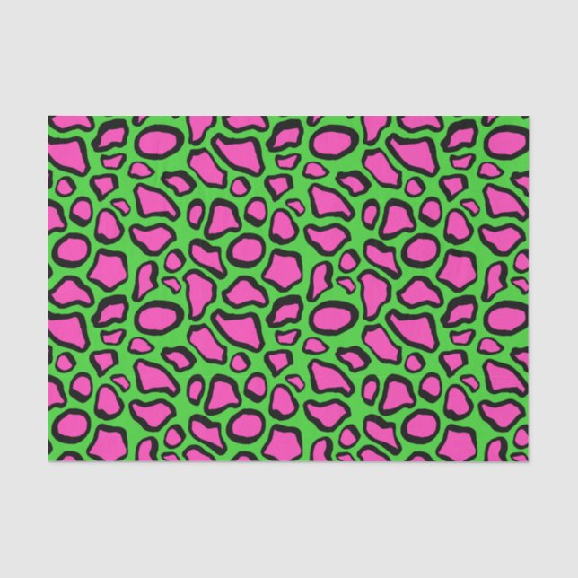 Green Frosch Skin Muster drucken Seidenpapier (Vorderseite)