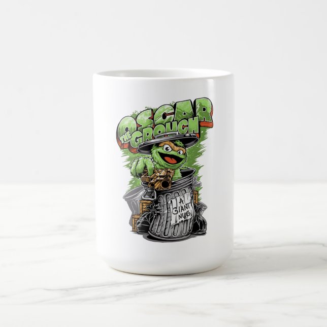 Green Garbage Monster  Kaffeetasse (Mittel)
