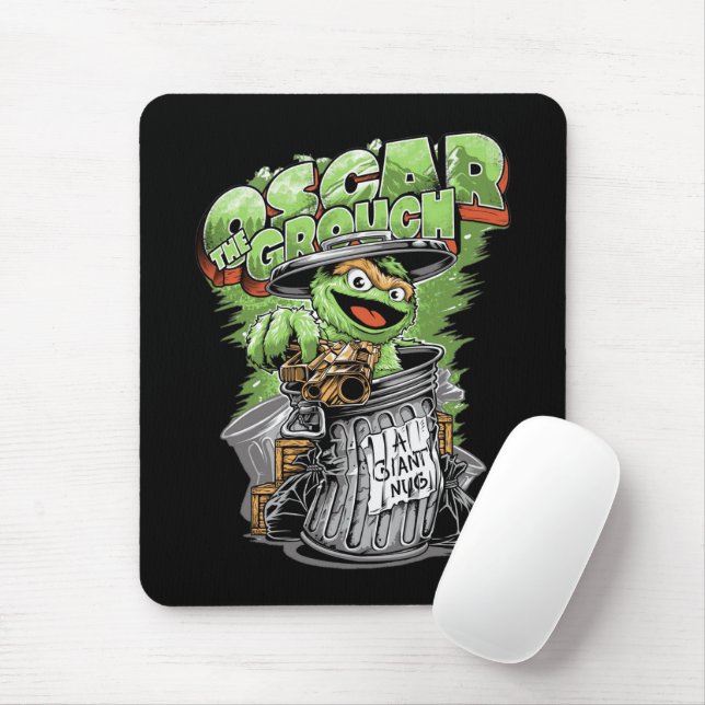 Green Garbage Monster  Mousepad (Mit Mouse)