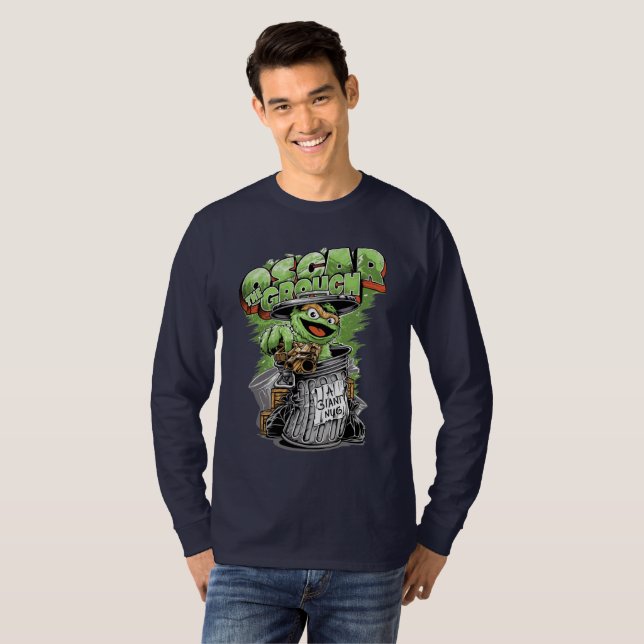 Green Garbage Monster  T-Shirt (Vorne ganz)