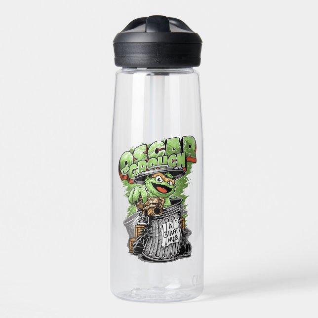Green Garbage Monster  Trinkflasche (Vorne)