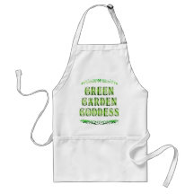 Green Garden Goddess Sprichwort Schürze