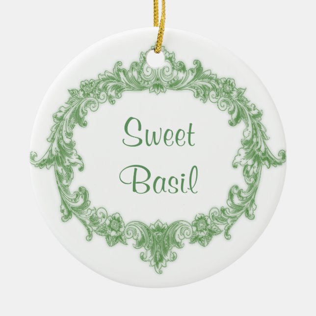 Green Garden Marker Keramikornament (Vorne)