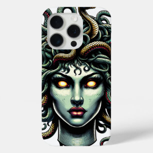 Green Gazing Medusa Kopf voller Schlangen Case-Mate iPhone Hülle
