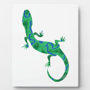 Green Gecko Fotoplatte