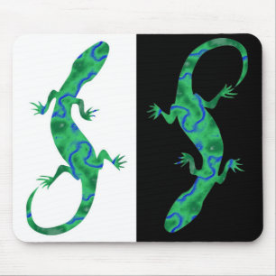 Green Gecko Mousepad