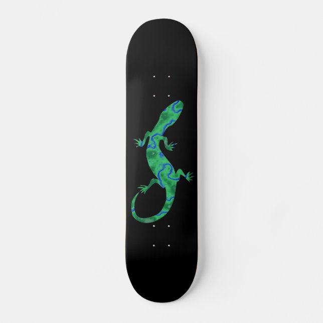 Green Gecko Skateboard (Vorderseite)