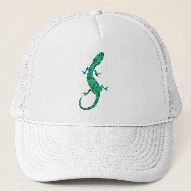 Green Gecko Truckerkappe (Vorderseite)