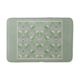 Green Geometric 1915 Hannah Borger Overbeck Badematte
