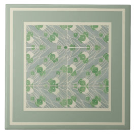 Green Geometric 1915 Hannah Borger Overbeck Fliese