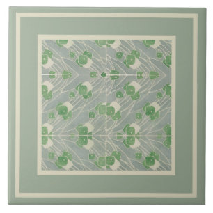 Green Geometric 1915 Hannah Borger Overbeck Fliese
