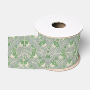 Green Geometric 1915 Hannah Borger Overbeck Ripsband