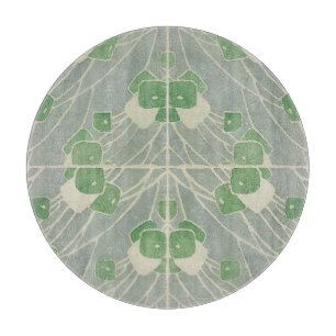 Green Geometric 1915 Hannah Borger Overbeck Schneidebrett