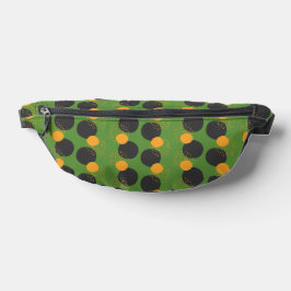 Green Geometric Fanny Pack Bauchtasche