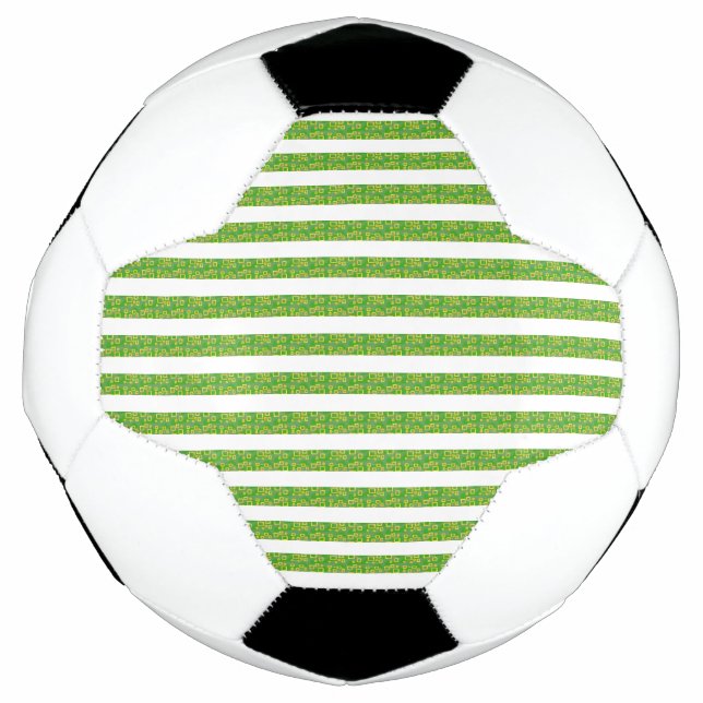 Green Geometric  Fußball (Vorderseite)