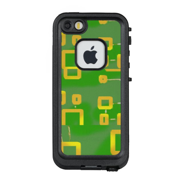 Green Geometric LifeProof Case (Rückseite)