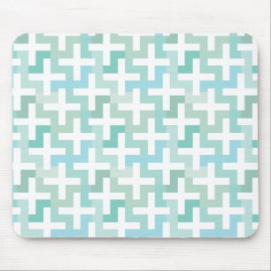 Green Geometric Mousepad