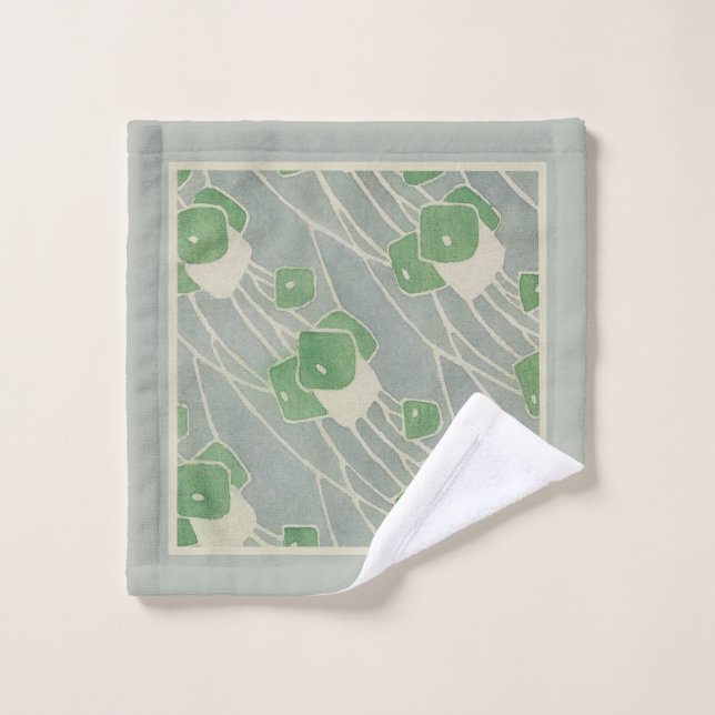 Green Geometry 1915 Hannah Borger Overbeck (Gant de toilette)