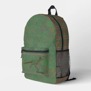 Green Geometry Personalisiert für den Südwest Road Bedruckter Rucksack