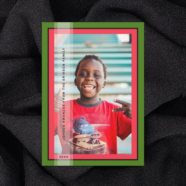 Green Gerahmt Holiday Card Feiertagskarte (Von Creator hochgeladen)