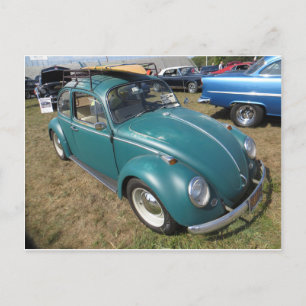 Green Germanic Sedan Postkarte