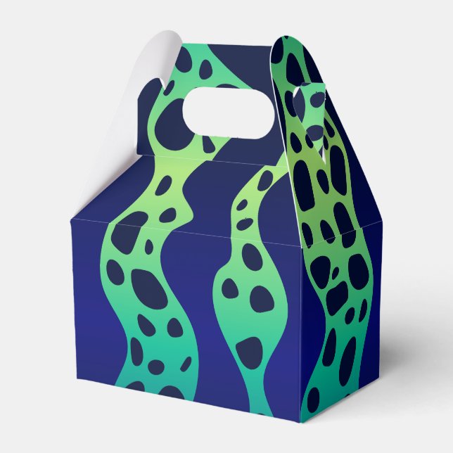 Green Giison Dart Frog Pattern Geschenkboxen Geschenkschachtel (Vorderseite)